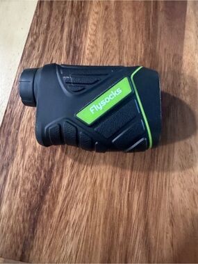 Golf Rangefinder Compact Black & Green Monocular